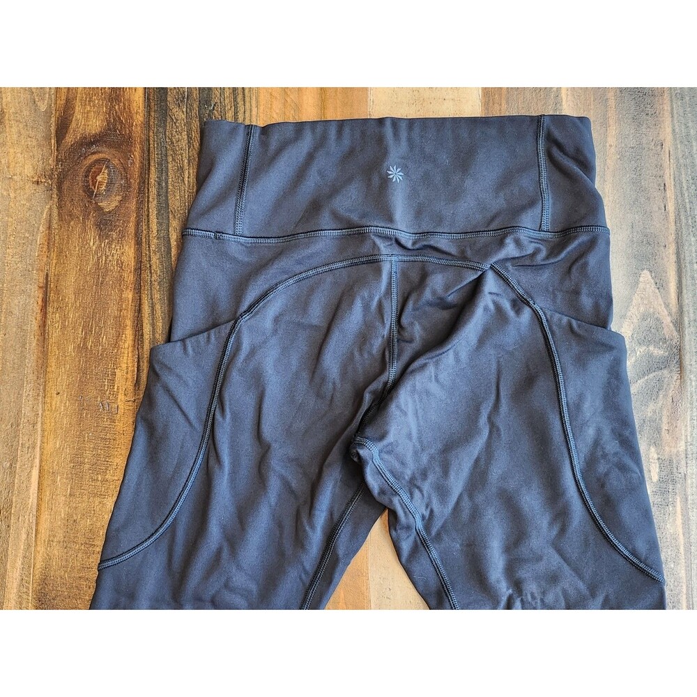 Athleta Women's Small Leggings Black Bundle Lot 2 Pcs - Picture 2 of 13